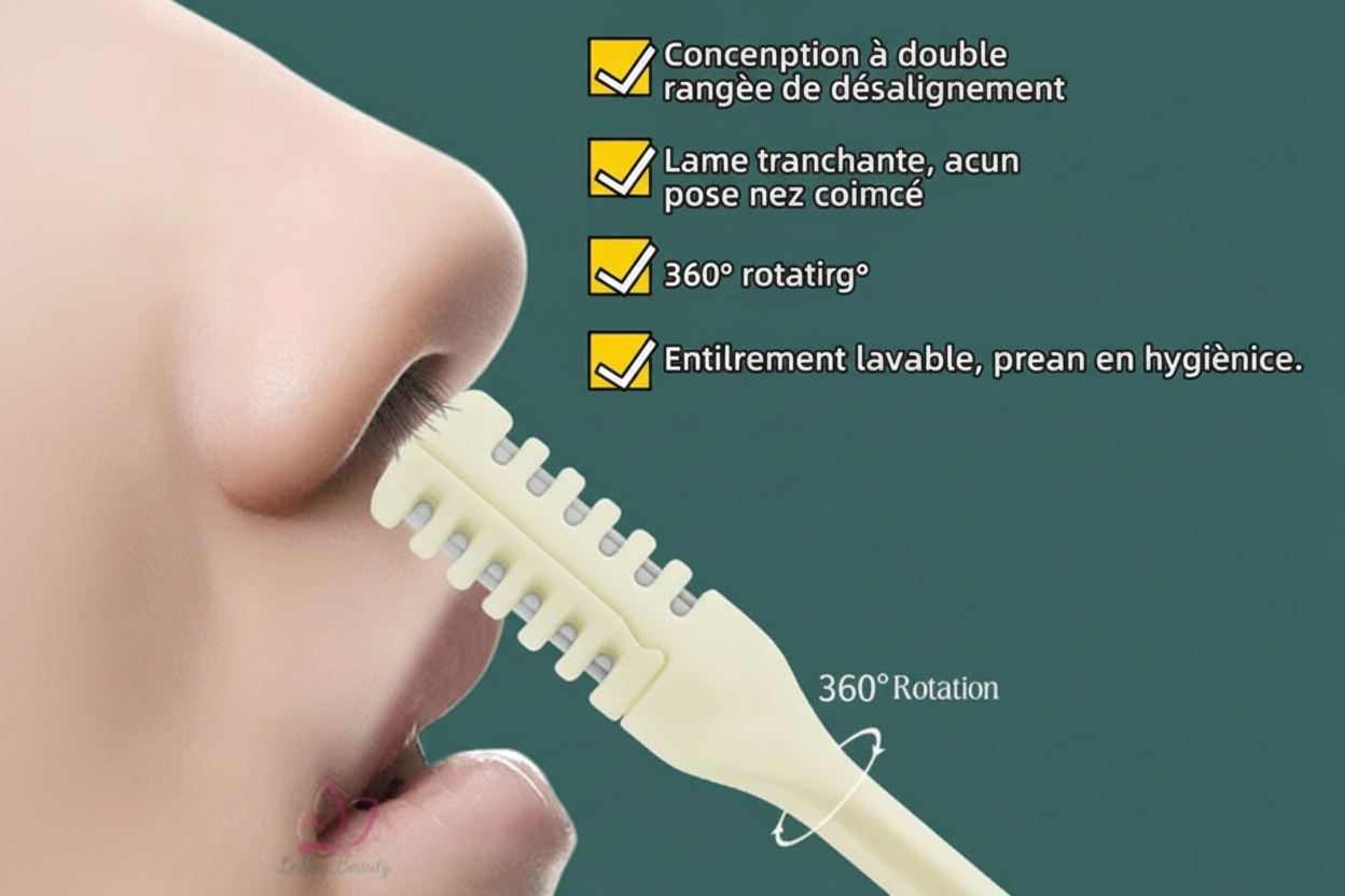 Tondeuse Nasale Manuelle – Coupe-Précise Sans Douleur & Hygiénique